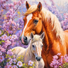 Load image into Gallery viewer, Horse 40*40CM(Canvas) Full Round Drill Diamond Painting