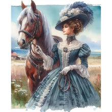 Load image into Gallery viewer, Victorian Beauty 40*50CM(Canvas) Full Round Drill Diamond Painting