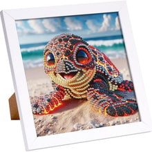 Load image into Gallery viewer, Turtle 15*15CM(Canvas) Partial Special Shaped Drill Diamond Painting