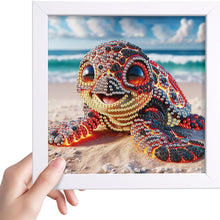 Load image into Gallery viewer, Turtle 15*15CM(Canvas) Partial Special Shaped Drill Diamond Painting
