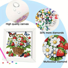 Load image into Gallery viewer, Butterfly 15*15CM(Canvas) Partial Special Shaped Drill Diamond Painting