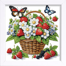 Load image into Gallery viewer, Butterfly 15*15CM(Canvas) Partial Special Shaped Drill Diamond Painting