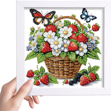Load image into Gallery viewer, Butterfly 15*15CM(Canvas) Partial Special Shaped Drill Diamond Painting