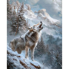 Load image into Gallery viewer, Snow Wolf 40*50CM(Canvas) Full Round Drill Diamond Painting