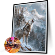 Load image into Gallery viewer, Snow Wolf 40*50CM(Canvas) Full Round Drill Diamond Painting