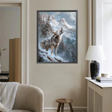 Load image into Gallery viewer, Snow Wolf 40*50CM(Canvas) Full Round Drill Diamond Painting