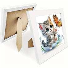 Load image into Gallery viewer, Cat 18*18CM(Canvas) Partial Special Shaped Drill Diamond Painting