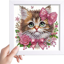 Load image into Gallery viewer, Cat 18*18CM(Canvas) Partial Special Shaped Drill Diamond Painting