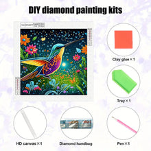 Load image into Gallery viewer, Hummingbird 30*30CM(Canvas) Partial Special Shaped Drill Diamond Painting