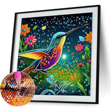 Load image into Gallery viewer, Hummingbird 30*30CM(Canvas) Partial Special Shaped Drill Diamond Painting