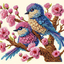 Load image into Gallery viewer, Bluebird 30*30CM(Canvas) Partial Special Shaped Drill Diamond Painting