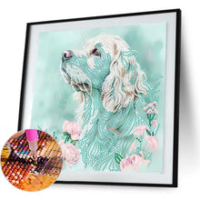 Load image into Gallery viewer, Dog 30*30CM(Canvas) Partial Special Shaped Drill Diamond Painting