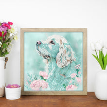 Load image into Gallery viewer, Dog 30*30CM(Canvas) Partial Special Shaped Drill Diamond Painting