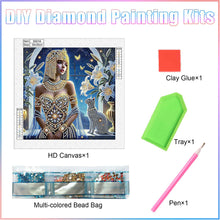 Load image into Gallery viewer, Elegant Egyptian Beauty-Woman 30*30CM(Canvas) Partial Special Shaped Drill Diamond Painting