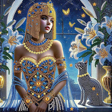 Load image into Gallery viewer, Elegant Egyptian Beauty-Woman 30*30CM(Canvas) Partial Special Shaped Drill Diamond Painting