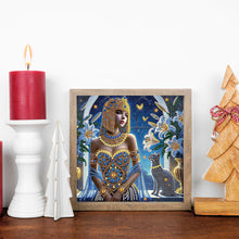 Load image into Gallery viewer, Elegant Egyptian Beauty-Woman 30*30CM(Canvas) Partial Special Shaped Drill Diamond Painting