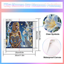 Load image into Gallery viewer, Elegant Egyptian Beauty-Woman 30*30CM(Canvas) Partial Special Shaped Drill Diamond Painting