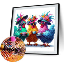 Load image into Gallery viewer, Funny Chicken 30*30CM(Canvas) Full Round Drill Diamond Painting