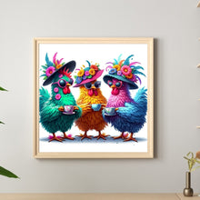 Load image into Gallery viewer, Funny Chicken 30*30CM(Canvas) Full Round Drill Diamond Painting