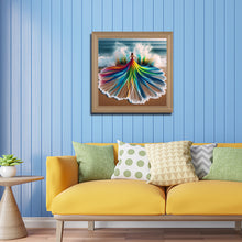 Load image into Gallery viewer, Rainbow Dress Girl 40*40CM(Canvas) Full Round Drill Diamond Painting