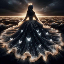 Load image into Gallery viewer, Glowing Back Girl 40*40CM(Canvas) Full Round Drill Diamond Painting