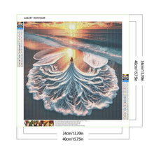 Load image into Gallery viewer, Wave Girl 40*40CM(Canvas) Full Round Drill Diamond Painting