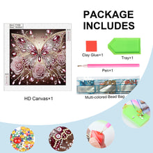 Load image into Gallery viewer, Butterfly 30*30CM(Canvas) Partial Special Shaped Drill Diamond Painting