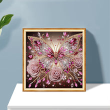 Load image into Gallery viewer, Butterfly 30*30CM(Canvas) Partial Special Shaped Drill Diamond Painting