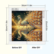 Load image into Gallery viewer, Peacock 30*30CM(Canvas) Partial Special Shaped Drill Diamond Painting