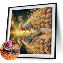Load image into Gallery viewer, Peacock 30*30CM(Canvas) Partial Special Shaped Drill Diamond Painting