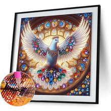 Load image into Gallery viewer, Colorful Pigeon 30*30CM(Canvas) Partial Special Shaped Drill Diamond Painting