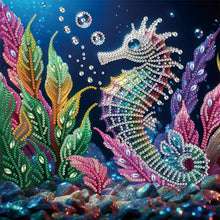 Load image into Gallery viewer, Seahorse 30*30CM(Canvas) Partial Special Shaped Drill Diamond Painting