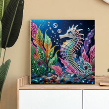 Load image into Gallery viewer, Seahorse 30*30CM(Canvas) Partial Special Shaped Drill Diamond Painting