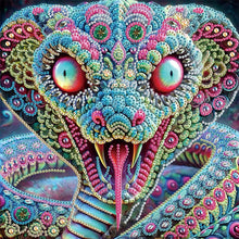 Load image into Gallery viewer, Mythical Snake 30*30CM(Canvas) Partial Special Shaped Drill Diamond Painting