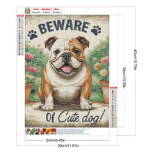 Load image into Gallery viewer, Pug-Dog 30*40CM(Canvas) Full Round Drill Diamond Painting