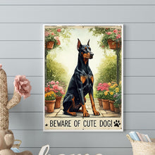 Load image into Gallery viewer, Doberman Pinscher-Dog 30*40CM(Canvas) Full Round Drill Diamond Painting