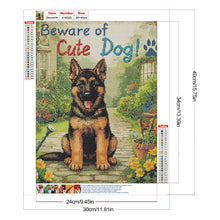 Load image into Gallery viewer, German Shepherd-Dog 30*40CM(Canvas) Full Round Drill Diamond Painting