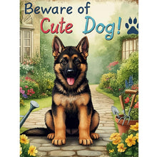 Load image into Gallery viewer, German Shepherd-Dog 30*40CM(Canvas) Full Round Drill Diamond Painting