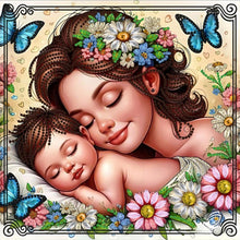 Load image into Gallery viewer, Mother And Child 30*30CM(Canvas) Partial Special Shaped Drill Diamond Painting