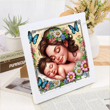 Load image into Gallery viewer, Mother And Child 30*30CM(Canvas) Partial Special Shaped Drill Diamond Painting