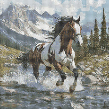Load image into Gallery viewer, Horse 40*40CM(Canvas) Full Round Drill Diamond Painting