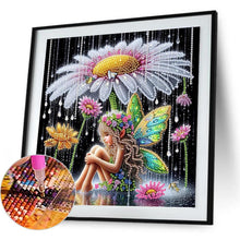 Load image into Gallery viewer, Daisy Fairy Girl 30*30CM(Canvas) Partial Special Shaped Drill Diamond Painting