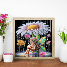 Load image into Gallery viewer, Daisy Fairy Girl 30*30CM(Canvas) Partial Special Shaped Drill Diamond Painting