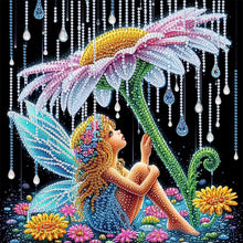 Load image into Gallery viewer, Daisy Fairy Girl 30*30CM(Canvas) Partial Special Shaped Drill Diamond Painting