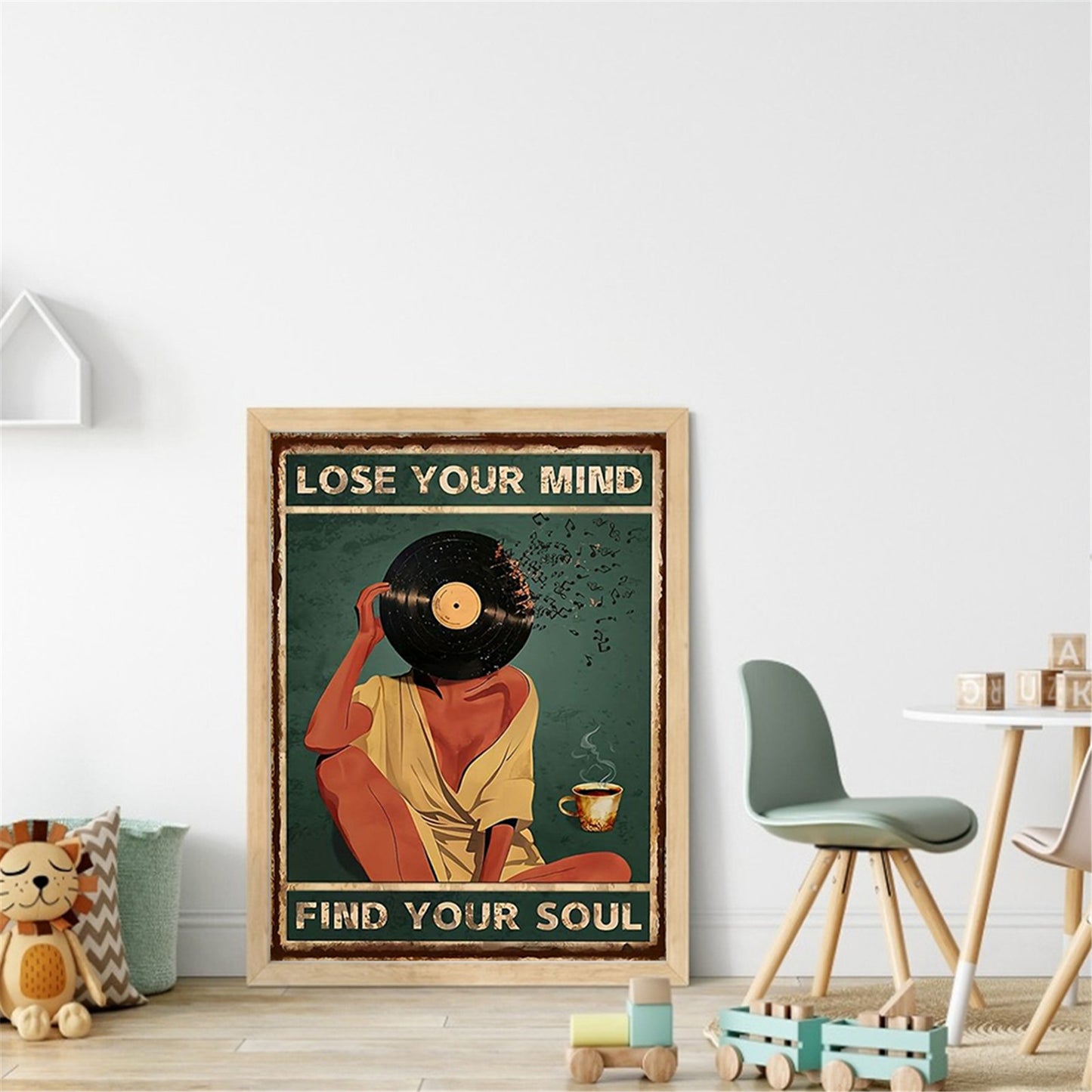 Vintage Poster - Woman On Film - Full 11CT Stamped Cross Stitch 40x53CM - Huacan
