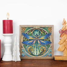 Load image into Gallery viewer, Dragonfly 30*30CM(Canvas) Partial Special Shaped Drill Diamond Painting