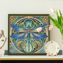 Load image into Gallery viewer, Dragonfly 30*30CM(Canvas) Partial Special Shaped Drill Diamond Painting