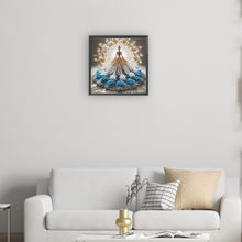 Load image into Gallery viewer, Gorgeous Skirt Girl 30*30CM(Canvas) Partial Special Shaped Drill Diamond Painting