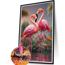 Load image into Gallery viewer, Flamingo 40*60CM(Canvas) Full Round Drill Diamond Painting