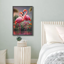 Load image into Gallery viewer, Flamingo 40*60CM(Canvas) Full Round Drill Diamond Painting